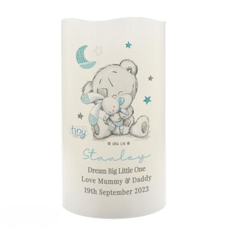 Personalised Tiny Tatty Teddy Dream Big Blue Nightlight LED Candle £14.99